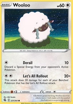Wooloo⁣ - Fusion Strike⁣ (Common)⁣ [221]