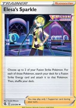 Elesa's Sparkle⁣ - Fusion Strike⁣ (Uncommon)⁣ [233]