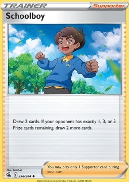 Schoolboy⁣ - Fusion Strike⁣ (Uncommon)⁣ [238]