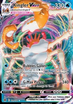 Kingler VMAX⁣ - Brilliant Stars⁣ (Ultra Rare)⁣ [029]