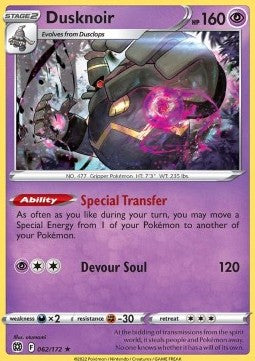 Dusknoir⁣ - Brilliant Stars⁣ (Holo Rare)⁣ [062]