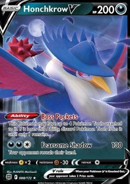 Honchkrow V⁣ - Brilliant Stars⁣ (Ultra Rare)⁣ [088]