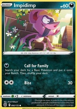 Impidimp⁣ - Brilliant Stars⁣ (Common)⁣ [092]