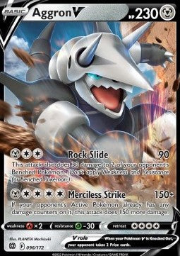 Aggron V⁣ - Brilliant Stars⁣ (Ultra Rare)⁣ [096]