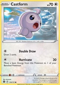 Castform⁣ - Brilliant Stars⁣ (Common)⁣ [116]