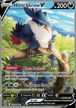 Honchkrow V⁣ - Brilliant Stars⁣ (Ultra Rare)⁣ [162]
