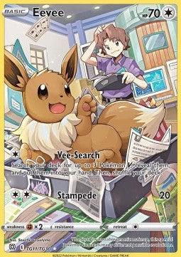 Eevee⁣ - Brilliant Stars⁣ (Holo Rare)⁣ [TG11]