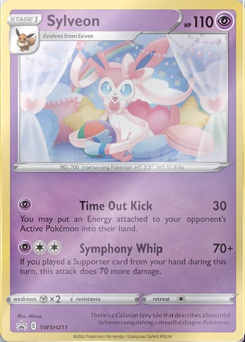Pokémon Sword & Shield Astral Radiance 3 Pack Blister Sylveon (englisch)