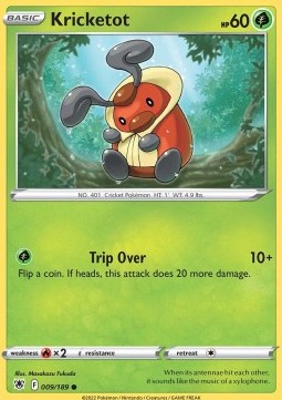 Kricketot⁣ - Astral Radiance⁣ (Common)⁣ [009]