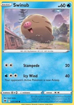 Swinub⁣ - Astral Radiance⁣ (Common)⁣ [031]