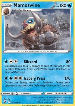 Mamoswine⁣ - Astral Radiance⁣ (Rare)⁣ [033]