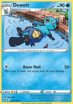 Dewott⁣ - Astral Radiance⁣ (Uncommon)⁣ [042]