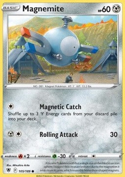 Magnemite⁣ - Astral Radiance⁣ (Common)⁣ [105]