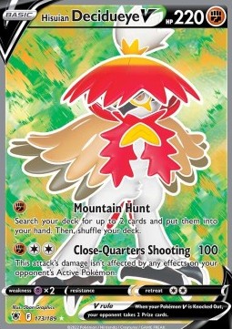 Hisuian Decidueye V⁣ - Astral Radiance⁣ (Ultra Rare)⁣ [173]