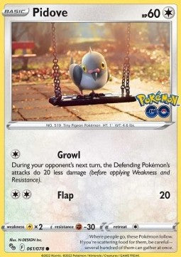 Pidove⁣ - Pokémon GO⁣ (Common)⁣ [061]
