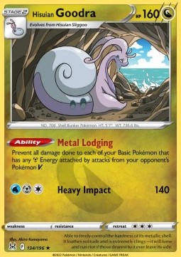 Hisuian Goodra⁣ - Lost Origin⁣ (Holo Rare)⁣ [134]