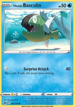 Hisuian Basculin⁣ - Lost Origin⁣ (Common)⁣ [044]
