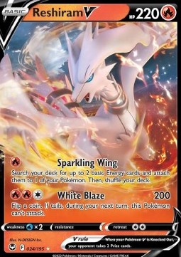 Reshiram V⁣ - Silver Tempest⁣ (Ultra Rare)⁣ [024]