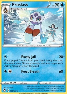 Froslass⁣ - Silver Tempest⁣ (Rare)⁣ [043]