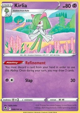 Kirlia⁣ - Silver Tempest⁣ (Uncommon)⁣ [068]