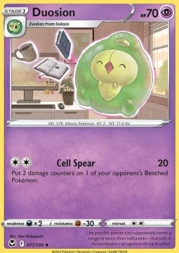 Duosion⁣ - Silver Tempest⁣ (Uncommon)⁣ [077]