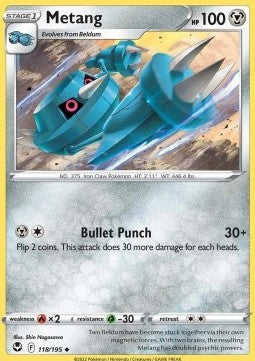 Metang⁣ - Silver Tempest⁣ (Uncommon)⁣ [118]