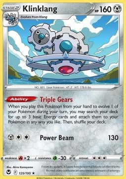 Klinklang⁣ - Silver Tempest⁣ (Rare)⁣ [125]