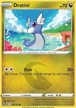 Dratini⁣ - Silver Tempest⁣ (Common)⁣ [129]