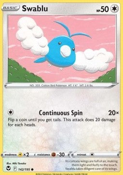 Swablu⁣ - Silver Tempest⁣ (Common)⁣ [142]