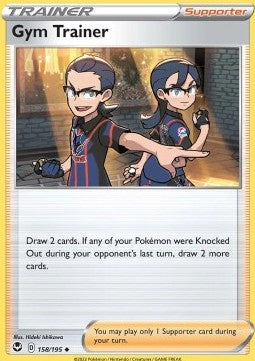 Gym Trainer⁣ - Silver Tempest⁣ (Uncommon)⁣ [158]