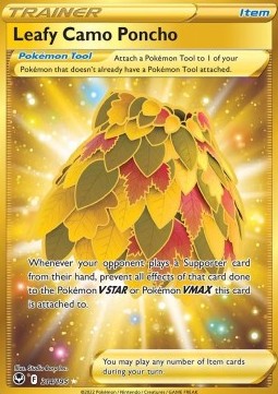 Leafy Camo Poncho⁣ - Silver Tempest⁣ (Secret Rare)⁣ [214]