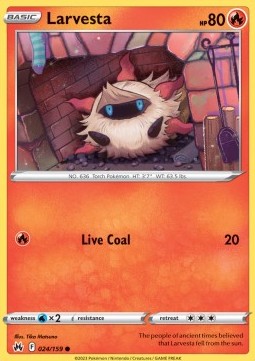 Larvesta⁣ - Crown Zenith⁣ (Common)⁣ [024]