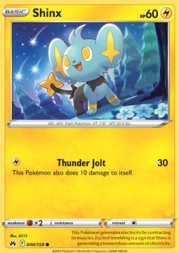 Shinx⁣ - Crown Zenith⁣ (Common)⁣ [040]