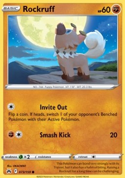Rockruff⁣ - Crown Zenith⁣ (Common)⁣ [073]