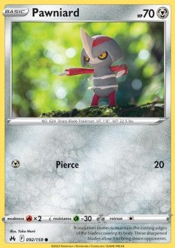 Pawniard⁣ - Crown Zenith⁣ (Common)⁣ [092]