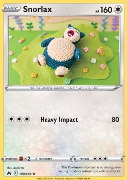 Snorlax⁣ - Crown Zenith⁣ (Rare)⁣ [109]