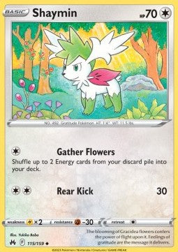 Shaymin⁣ - Crown Zenith⁣ (Uncommon)⁣ [115]