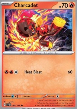 Charcadet⁣ - Scarlet & Violet⁣ (Common)⁣ [040]