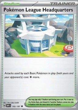 Pokémon League Headquarters⁣ - Obsidian Flames⁣ (Uncommon)⁣ [192]
