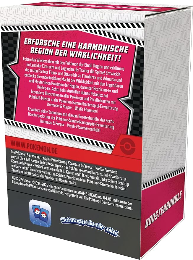 Pokémon Karmesin & Purpur Weiße Flammen Booster Bundle (deutsch)