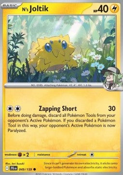 N's Joltik⁣ - Journey Together⁣ (Common)⁣ [049]