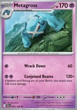 Metagross⁣ - Journey Together⁣ (Rare)⁣ [063]