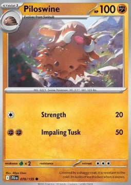Piloswine⁣ - Journey Together⁣ (Common)⁣ [078]