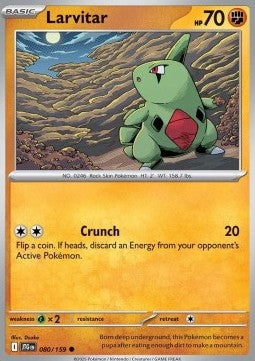 Larvitar⁣ - Journey Together⁣ (Common)⁣ [080]