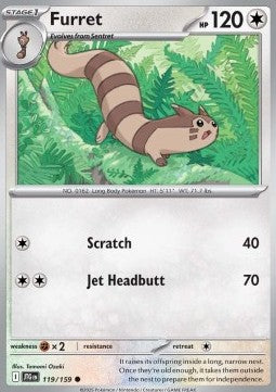 Furret⁣ - Journey Together⁣ (Common)⁣ [119]