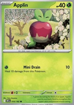 Applin⁣ - Destined Rivals⁣ (Common)⁣ [016]