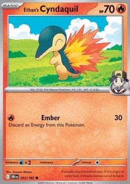 Ethan's Cyndaquil⁣ - Destined Rivals⁣ (Common)⁣ [032]