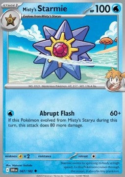 Misty's Starmie⁣ - Destined Rivals⁣ (Uncommon)⁣ [047]