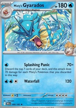 Misty's Gyarados⁣ - Destined Rivals⁣ (Rare)⁣ [049]
