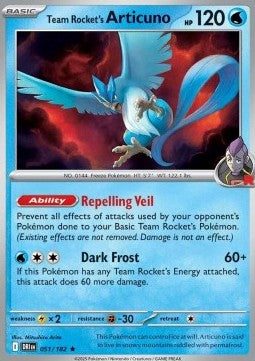 Team Rocket's Articuno⁣ - Destined Rivals⁣ (Rare)⁣ [051]